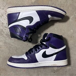 Nike Mens Court Purple Sneakers
